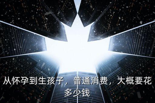 從懷孕到生孩子，普通消費(fèi)，大概要花多少錢