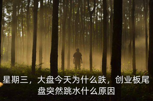 星期三，大盤今天為什么跌，創(chuàng)業(yè)板尾盤突然跳水什么原因