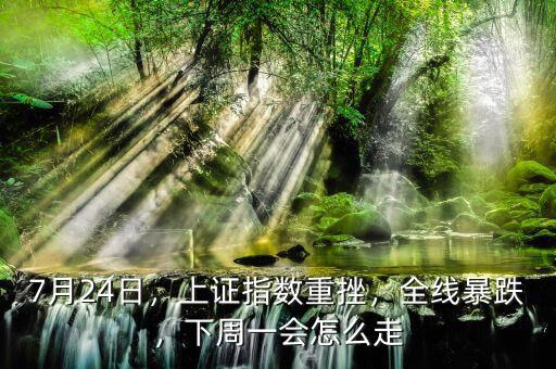 7月24日，上證指數(shù)重挫，全線暴跌，下周一會(huì)怎么走