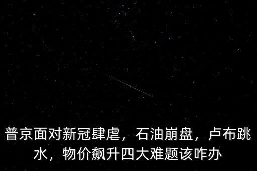 普京面對新冠肆虐，石油崩盤，盧布跳水，物價飆升四大難題該咋辦