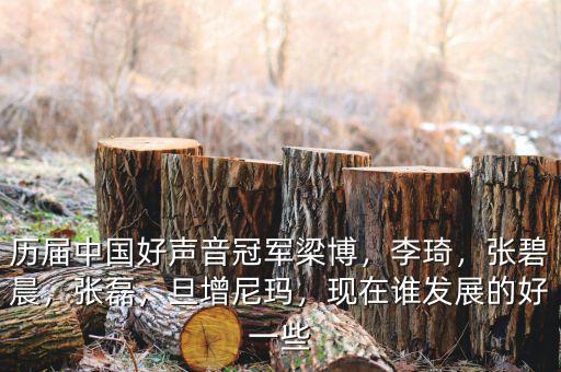 歷屆中國(guó)好聲音冠軍梁博，李琦，張碧晨，張磊，旦增尼瑪，現(xiàn)在誰(shuí)發(fā)展的好一些