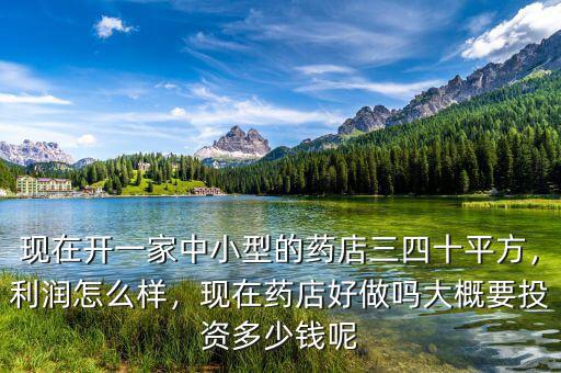 現(xiàn)在開一家中小型的藥店三四十平方，利潤(rùn)怎么樣，現(xiàn)在藥店好做嗎大概要投資多少錢呢