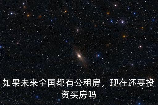 如果未來全國都有公租房，現(xiàn)在還要投資買房嗎