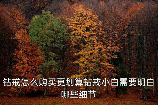 怎么買(mǎi)鉆戒劃算,鉆戒怎么購(gòu)買(mǎi)更劃算