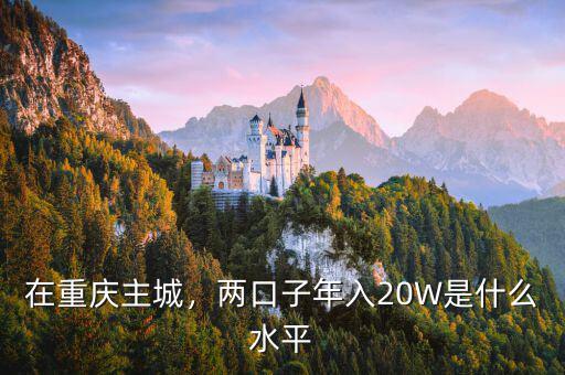 在重慶主城，兩口子年入20W是什么水平