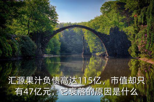 匯源果汁負債高達115億，市值卻只有47億元，它衰落的原因是什么