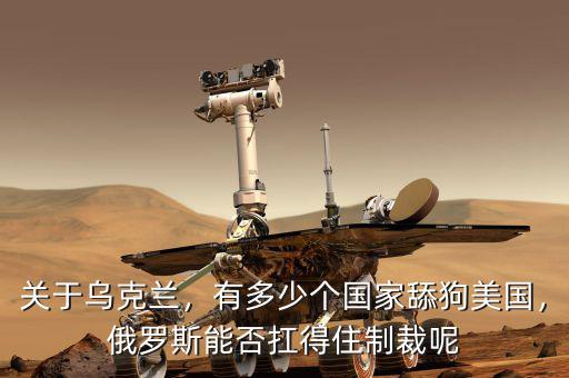 關(guān)于烏克蘭，有多少個國家舔狗美國，俄羅斯能否扛得住制裁呢