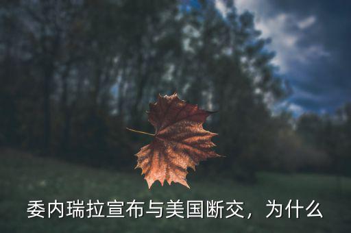 委內(nèi)瑞拉宣布與美國斷交，為什么