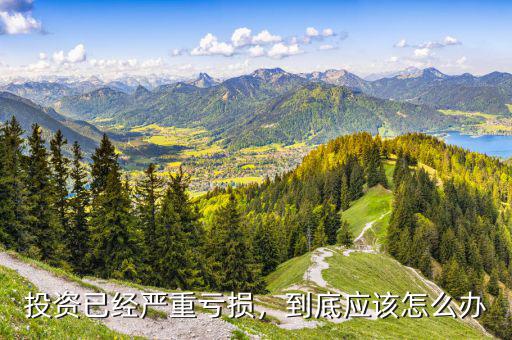 投資已經(jīng)嚴重虧損，到底應該怎么辦