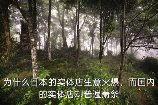 為什么日本的實(shí)體店生意火爆，而國內(nèi)的實(shí)體店卻普遍蕭條