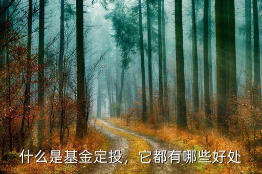 什么是基金定投，它都有哪些好處