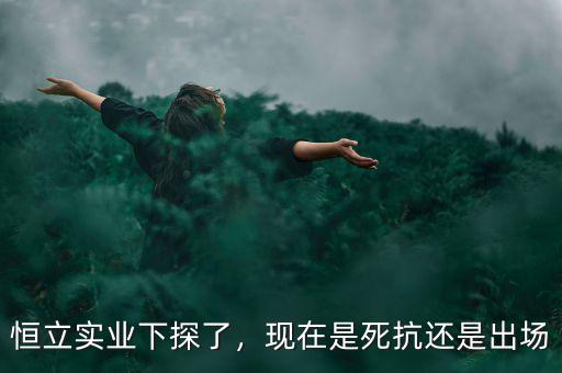 恒立實業(yè)下探了，現在是死抗還是出場
