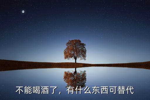 不能喝酒了，有什么東西可替代