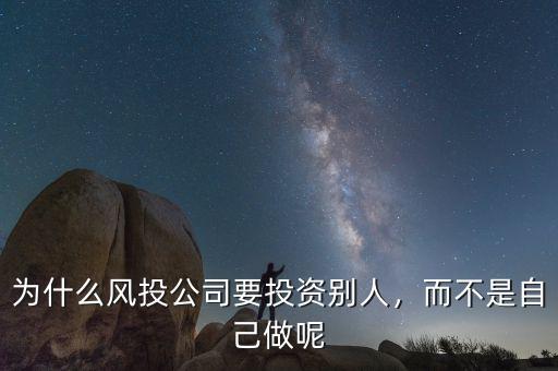 為什么風(fēng)投公司要投資別人，而不是自己做呢