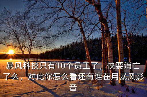 暴風(fēng)科技只有10個員工了，快要消亡了么，對此你怎么看還有誰在用暴風(fēng)影音