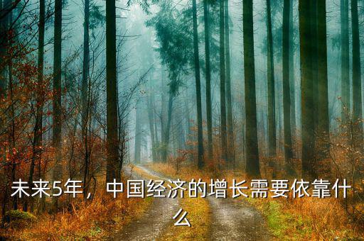 未來5年，中國經濟的增長需要依靠什么