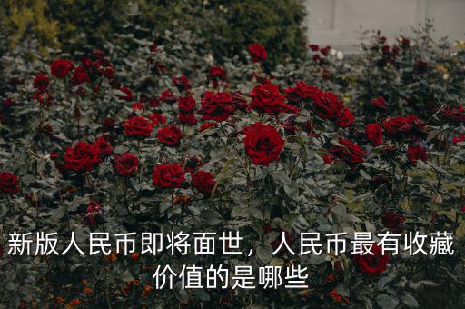 新版人民幣即將面世，人民幣最有收藏價(jià)值的是哪些