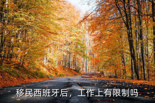 移民西班牙后，工作上有限制嗎