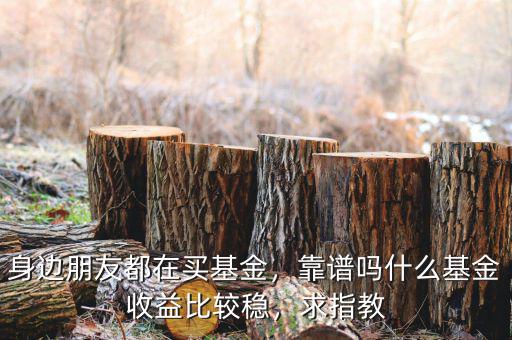 身邊朋友都在買基金，靠譜嗎什么基金收益比較穩(wěn)，求指教