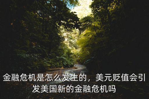 金融危機是怎么發(fā)生的，美元貶值會引發(fā)美國新的金融危機嗎