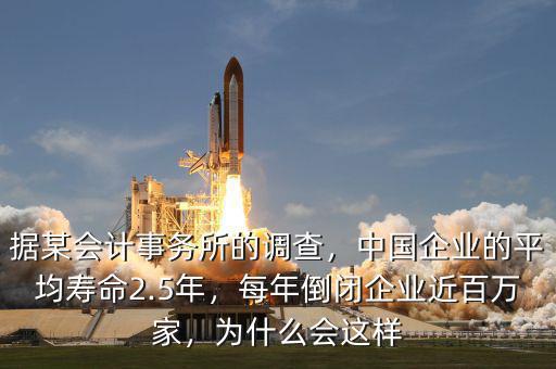 據(jù)某會計事務(wù)所的調(diào)查，中國企業(yè)的平均壽命2.5年，每年倒閉企業(yè)近百萬家，為什么會這樣