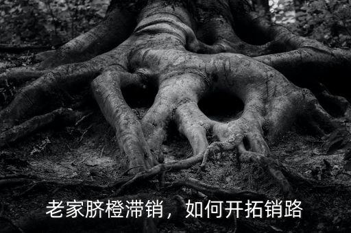 老家臍橙滯銷，如何開(kāi)拓銷路