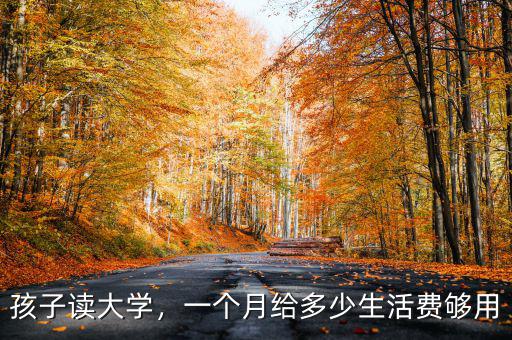 孩子讀大學(xué)，一個(gè)月給多少生活費(fèi)夠用