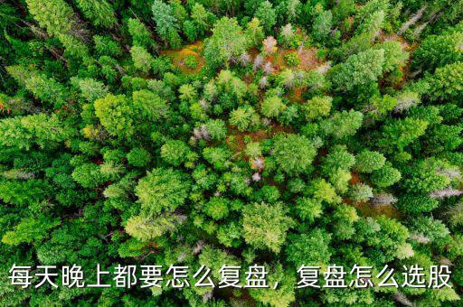每天晚上都要怎么復(fù)盤(pán)，復(fù)盤(pán)怎么選股