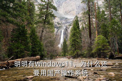 明明有Windows11，為什么還要用國產(chǎn)操作系統(tǒng)