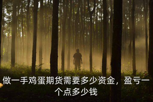 做一手雞蛋期貨需要多少資金，盈虧一個(gè)點(diǎn)多少錢