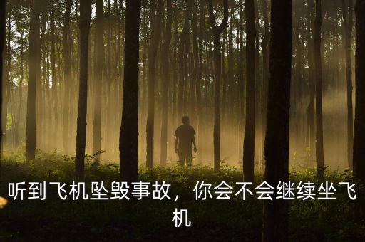 聽到飛機墜毀事故，你會不會繼續(xù)坐飛機