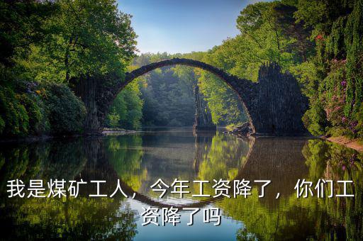 我是煤礦工人，今年工資降了，你們工資降了嗎