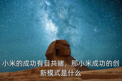 小米的成功有目共睹，那小米成功的創(chuàng)新模式是什么