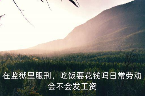 在監(jiān)獄里服刑，吃飯要花錢嗎日常勞動會不會發(fā)工資