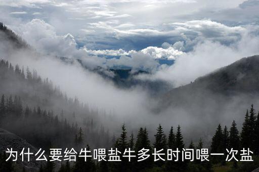 為什么要給牛喂鹽牛多長時(shí)間喂一次鹽