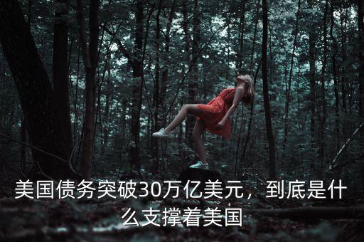 美國(guó)債務(wù)突破30萬(wàn)億美元，到底是什么支撐著美國(guó)
