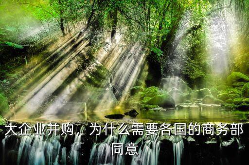 大企業(yè)并購(gòu)，為什么需要各國(guó)的商務(wù)部同意