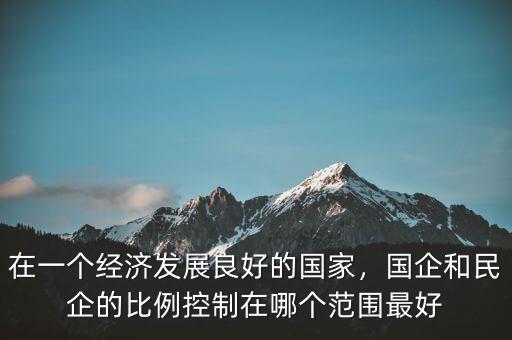 在一個(gè)經(jīng)濟(jì)發(fā)展良好的國家，國企和民企的比例控制在哪個(gè)范圍最好