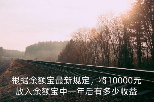 根據(jù)余額寶最新規(guī)定，將10000元放入余額寶中一年后有多少收益