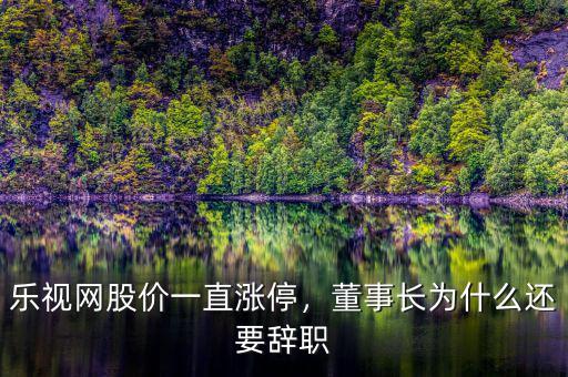 樂(lè)視網(wǎng)股價(jià)一直漲停，董事長(zhǎng)為什么還要辭職