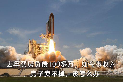去年買房負債100多萬，如今零收入，房子賣不掉，該怎么辦