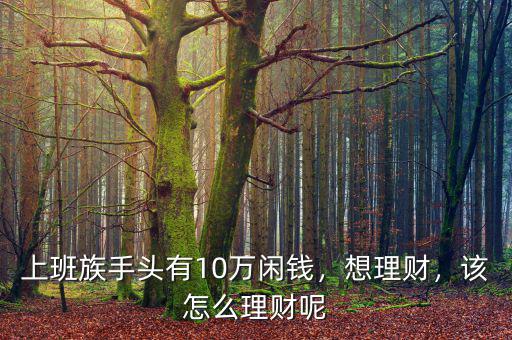 十萬(wàn)塊錢(qián)怎么理財(cái),該怎么理財(cái)呢