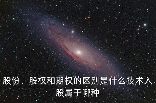 股份、股權(quán)和期權(quán)的區(qū)別是什么技術(shù)入股屬于哪種