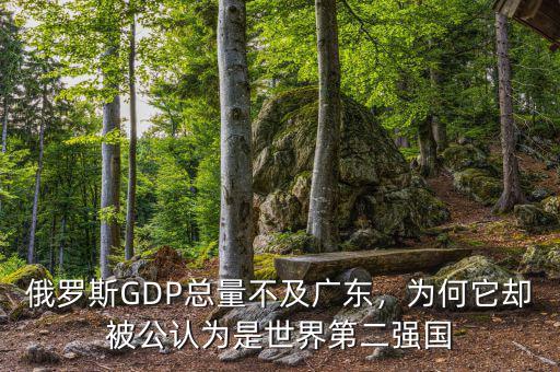 俄羅斯GDP總量不及廣東，為何它卻被公認(rèn)為是世界第二強(qiáng)國