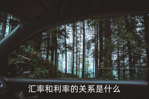 匯率的變化對于收益率起什么作用,匯率和利率的關系是什么