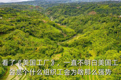 看了《美國工廠》，一直不明白美國工會是個什么組織工會為啥那么強勢