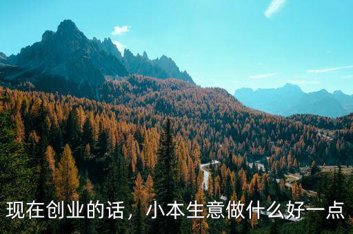 現(xiàn)在創(chuàng)業(yè)的話，小本生意做什么好一點(diǎn)