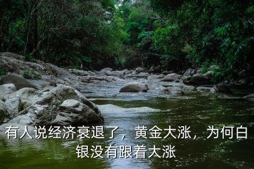 有人說經(jīng)濟衰退了，黃金大漲，為何白銀沒有跟著大漲