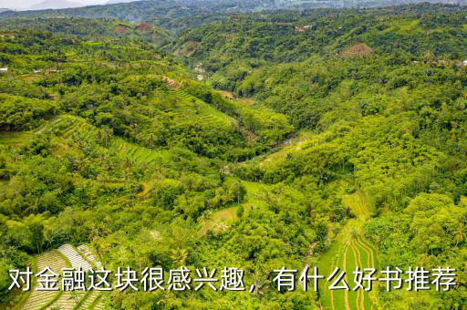 對金融這塊很感興趣，有什么好書推薦
