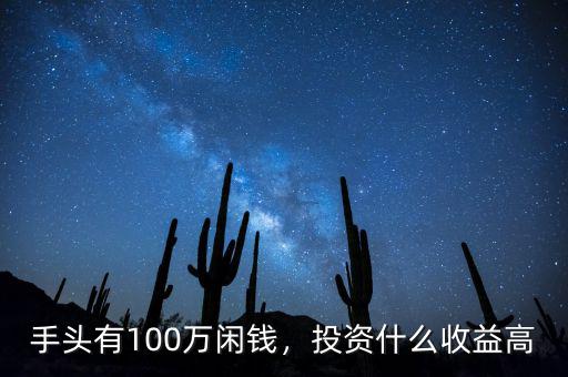 手頭有100萬閑錢，投資什么收益高